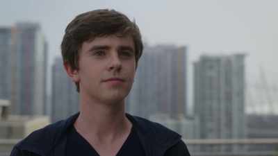 [ Helicopter blades whirring ] - The Good Doctor