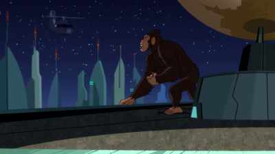 (HELICOPTER BLADES WHIRRING) - Justice League Action