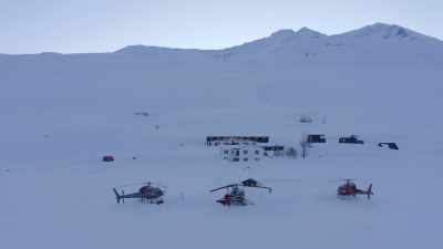 (helicopter engine whirs) - Future Retro