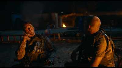 [helicopter flying overhead] - The Outpost