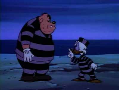 [helicopter hovering] - DuckTales