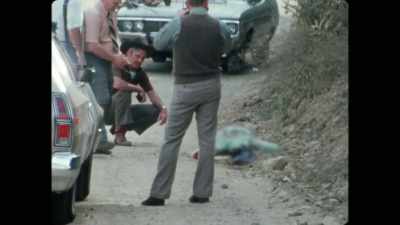 [helicopter hovering] - The Freeway Killer: Lost Murder Tapes