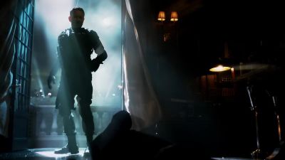 (HELICOPTER HOVERING) - Gotham