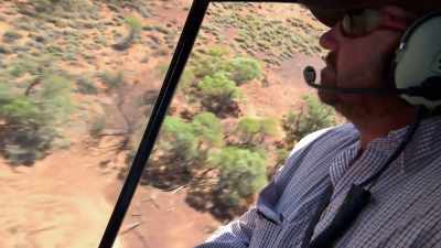 Helicopter pilot is the most
dangerous occupation there is. - Outback Opal Hunters