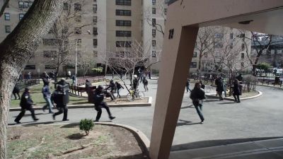 (helicopter whirring) - Blue Bloods