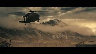 [helicopter whirring] - Scrublands