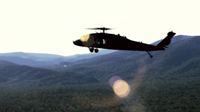 [helicopter whirring] - Homeland