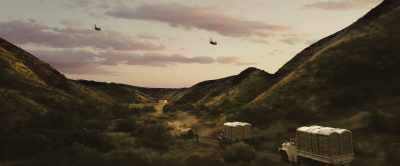 [helicopter whirring] - Semper Fi
