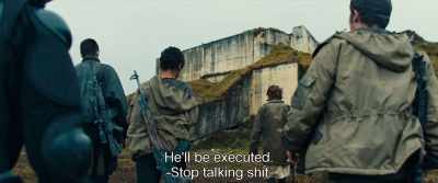 He'll be executed.
-Stop talking shit. - Monos