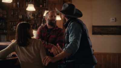He'll be in the bar
for at least an hour - Taken In Montana