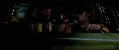 He'll be in the third car from
the end, by the last campfire. - Escape from New York