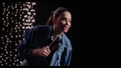 He'll do a hover, it's like a choke hover.
He'll just hover his hands. - Whitney Cummings: Jokes