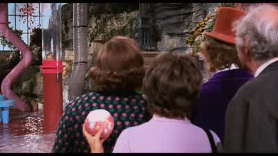 He'll never get outYes he will WatchRemember you once asked me how a bullet comes out of a gun - Willy Wonka &amp; the Chocolate Factory