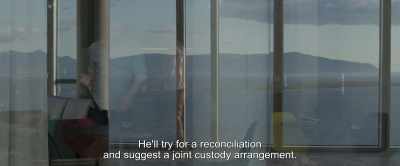 He'll try for a reconciliation
and suggest a joint custody arrangement. - Under the Tree