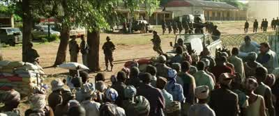 - Hello. - Back away from the fence. - Blood Diamond