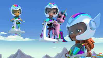 - Hello, beautiful water!
- Great job, Mandy! - Rainbow Rangers