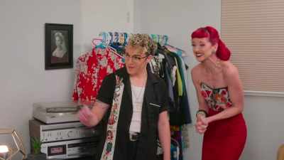 -Hello!
-[Bettie squeals and claps] - How To Build a Sex Room