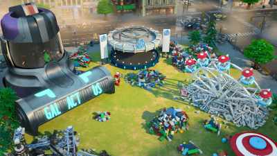 -Hello, Dennis.
-[shrieks, grunts] - LEGO Marvel Avengers: Mission Demolition