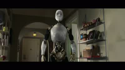 Hello, Detective Spooner. - I, Robot