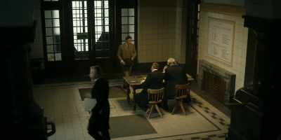 Hello. I’m here to see
senior clerk Sidenius. - A Fortunate Man