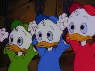 Hello, intruder.
You are cornered. - DuckTales