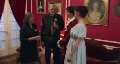 Hello. Lady Wadsworth,
and this is my first husband... - Lady of the Manor