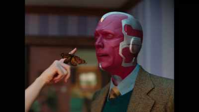 -Hello, little fella.
-(CHUCKLES) - WandaVision