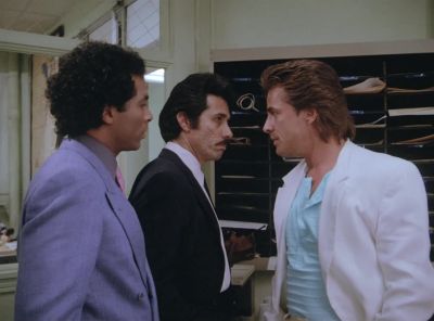 Hello? May I speak
with Sonny Crockett, please. - Miami Vice