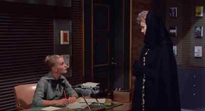 - Hello, Miss Holroyd.
- Hello. - Bell Book and Candle