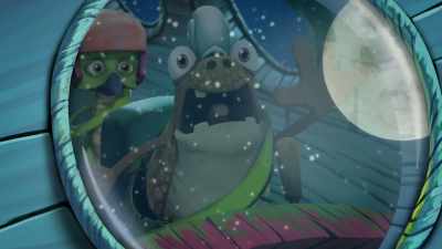 Hello, moon! Huh? - Gigantosaurus