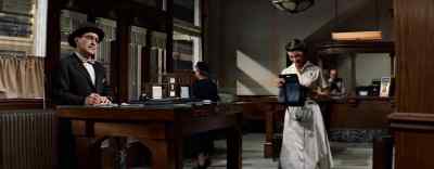 - Hello, Mrs Phillips.
- Hello, Miss Sherman, how are you? - Violent Saturday