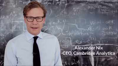 Hello, my name is Alexander Nix, - The Great Hack