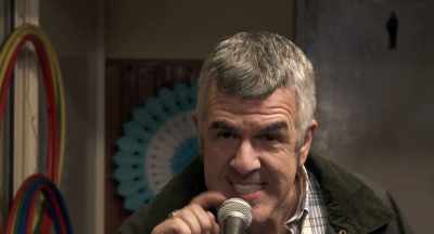 Hello? One, two, three.
Your attention, please. - The Distinguished Citizen