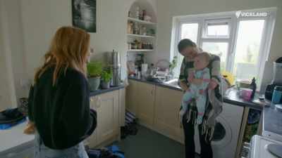 Hello, poppet.
Say hi!
Are you OK? - Stacey Dooley Sleeps Over