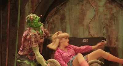 Hello?
(Sarah snoring) - The Toxic Avenger: The Musical