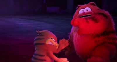 - Hello, Vic.
- Dang it! - The Garfield Movie