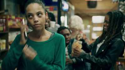 - Hello?
- ( voices laughing ) - Queen Sugar