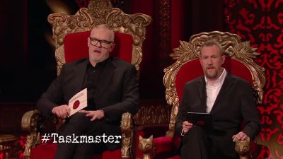 Hello, welcome back to Taskmaster. - Taskmaster