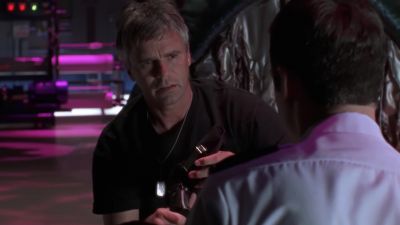 - Hello.
- What about the other thing? - Stargate SG-1