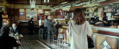 Hello.
White coffee, please. - The Bar