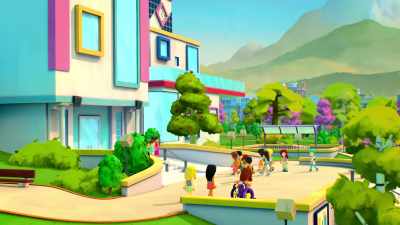 Hello, wilkommen,
bienvenue, ola. - Lego Friends: The Next Chapter: New Beginnings