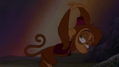 Hello. You stupid monkey! Put him down, Abis Mal! - Aladdin 2: The Return of Jafar