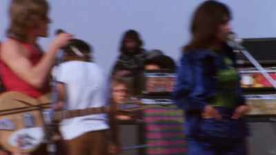 [Hell's Angel] Hey
wait, is this on? - Days of Rage: The Rolling Stones' Road to Altamont