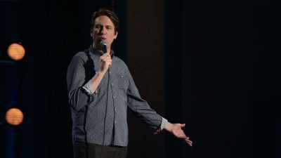 Help him find the bus,
help him find work. - Pete Holmes: Dirty Clean