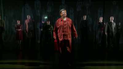 Help, First Minister,
my baby has TB, - National Theatre Live: Nye