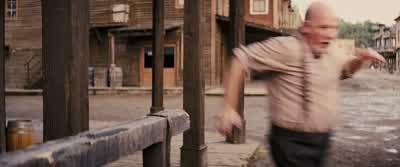 Help! Help! Innkeeper! Remember, get the sheriff, not the marshal. Sheriff! Help! Alas. Now we must - Django Unchained