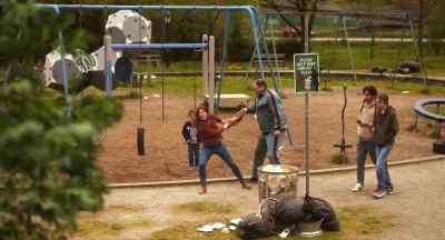- Help! Hey, help!
- There's a mailman - Henry Danger: The Movie