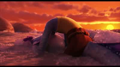 Help! Don't hurt us! -See? I knew this would... -Sea monster! Did you hear that? This way. - -Luca? - Luca