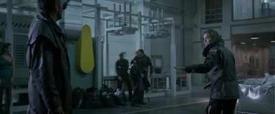 Help us! Somebody, help!
We're here! Help us! - The Hurricane Heist