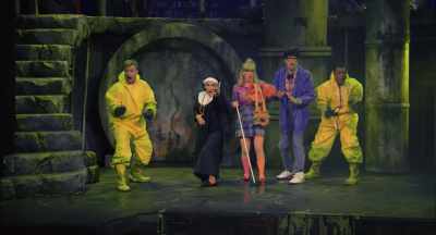 ♪ Help us win, New Jersey ♪ - The Toxic Avenger: The Musical